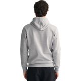 GANT Shield Hooded Sweatshirt Grijs gemêleerd, Effen