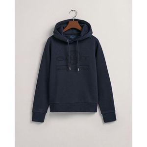 Gant Reg Tonal Shield Capuchon Blauw Vrouw