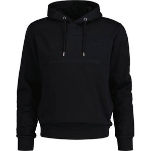 Gant D1 Tonal Archive Shield Capuchon Zwart Man