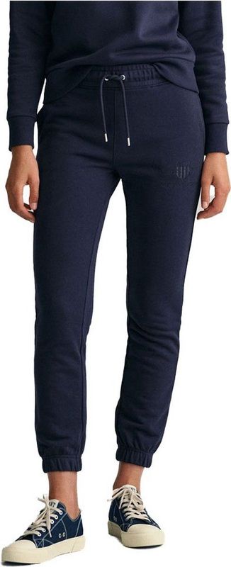 Gant Reg Tonal Shield Trainingsbroek Blauw Vrouw