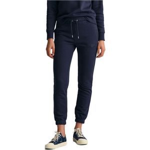 Gant Reg Tonal Shield Joggingbroeken Blauw Vrouw