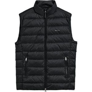 GANT - Light Down Gilet - Vest - Zwart