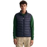 GANT Herenvest Light Down Gilet vest, evening blue, standaard, evening blue, XS