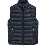 GANT Herenvest Light Down Gilet vest, evening blue, standaard, evening blue, XS