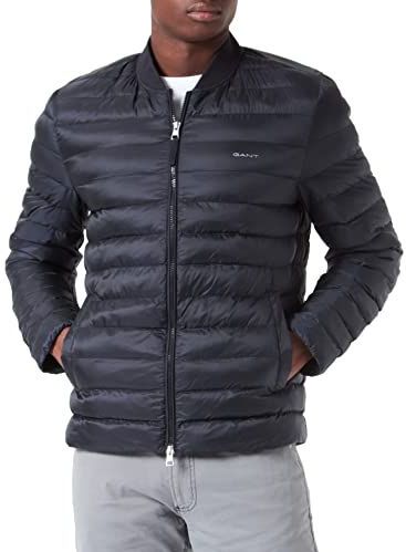 Gant - Light - Gewatteerd Bomberjack - Zwart - Heren