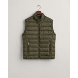Gant - Light Down - Vest - Zwart - Waterafstotend, 100% Gerecycled Polyester, 100% Gecertificeerd Dons
