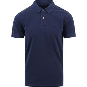 Gant Polo korte mouw Blauw Sunfaded Pique SS Rugger 2043005 423