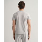 Gant 902319008 Korte Mouwen Ronde Hals T-shirt Grijs S Man