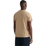 Gant D1 Tonal Archive Shield T-shirt Met Korte Mouwen Beige S Man
