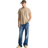 Gant D1 Tonal Archive Shield T-shirt Met Korte Mouwen Beige S Man