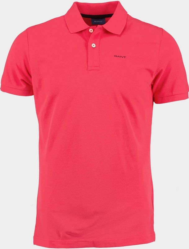 Gant - Polo - Roze - 100% Katoen - Wijde Fit