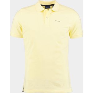 Gant Polo korte mouw Geel MD SS Pique Rugger 2003179 721