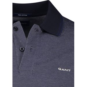 Gant - Poloshirt - Donkerblauw - Katoen