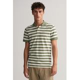Gant Poloshirt Gestreiftes Pique Polo Kurzarmshirt