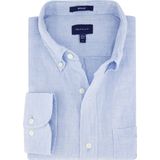 Gant Overhemd Lange Mouw Blauw Linnen Stripe 3230081/468