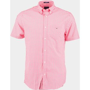 Gant Casual hemd korte mouw Roze Reg Broadcloth Gingham SS BD 3046701/606
