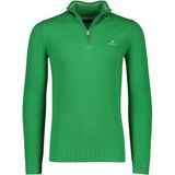 Gant - Effen Pullover - Groen - Katoen