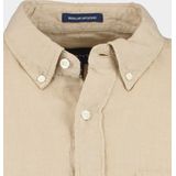 Gant - Regular Ut Garment Dyed Overhemd - Beige - 100% Linnen
