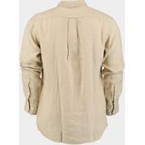 Gant - Regular Ut Garment Dyed Overhemd - Beige - 100% Linnen