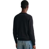 Gant Rundhalspullover CLASSIC COTTON C-NECK Premium Strickpullver aus weicher 100% Baumwolle, Übergangspullover