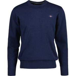 GANT - Crew Neck Sweater - Melange - Katoen - Normale Pasvorm