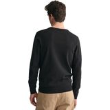GANT - Cotton V-Neck - Trui - Zwart - 100% Katoen - Regular Fit