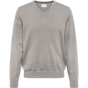 Trui GANT Men Classic Cotton V-Neck Dark Grey Melange 25-XXXXXL
