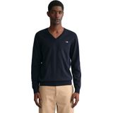 Gant Gebreide Trui Classic Cotton v-Neck