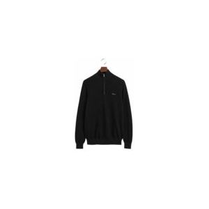 GANT Half-Zip Sweater zwart, Effen