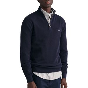 Gant Pique Half Zip Sweater Heren