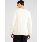GANT - Cotton Cable C-Neck - Trui - Zwart