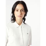 GANT - Piqué Polo Shirt - Katoen - Slim Fit - Korte Mouwen - Zijsplitten