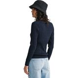 GANT Trui  navy / vuurrood / zilver / wit