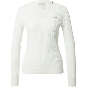 Gant - 4800101 - Trui - Blauw - Katoen - V-Hals