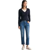 Gant - 4800101 - Trui - Blauw - Katoen - V-Hals