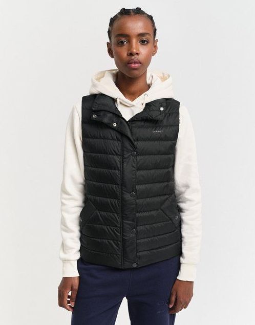 Bodywarmer - Effen - Licht Gevoerd - Normale Pasvorm - Gladde Stof