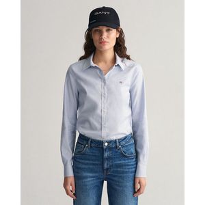 GANT Dames slim stretch Oxford shirt klassiek overhemd, lichtblauw, standaard, lichtblauw, 32