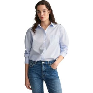 GANT - 4300212 - Overhemd - Wit - Relaxed Fit - Katoen - Lange Mouwen