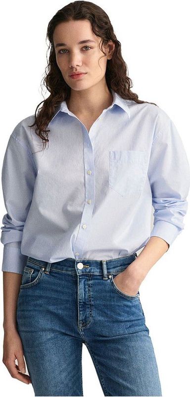 GANT - 4300212 - Overhemd - Wit - Relaxed Fit - Katoen - Lange Mouwen