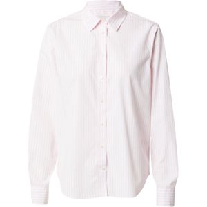 GANT - Casual Overhemd - Blauw - Katoen - Garengeverfd Streeppatroon