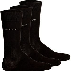 Gant - Basic Sokken - Zwart - SOFT COTTON SOCKS 3-PACK