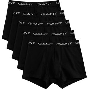 Gant - Boxershort TRUNK 5-PACK - Zwart - Set van 5 stuks