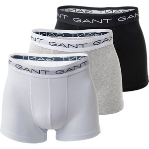 Gant Boxershorts (Packung, 3-St., 3) mit elastischem Logobund
