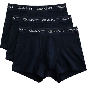 Gant Boxershorts, (Packung, 3 St., 3), mit elastischem Logobund