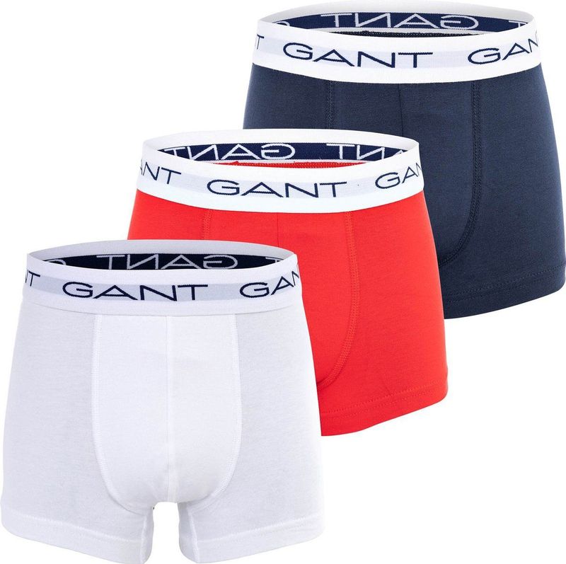 Gant - Boxershorts - 3 Eenheden - Katoenen Stretch Jersey - Slim Fit