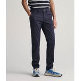 GANT Herenbroek slim twill chinos klassieke broek, zwart, standaard, zwart, 29W x 30L