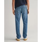Jeans - Katoen 97% / Polyester 2% / Elastaan 1% - Blauw