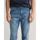 Jeans - Katoen 97% / Polyester 2% / Elastaan 1% - Blauw