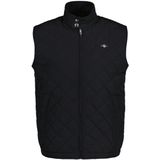 GANT - Quilted Windcheater Vest - Zwart - Bodywarmer