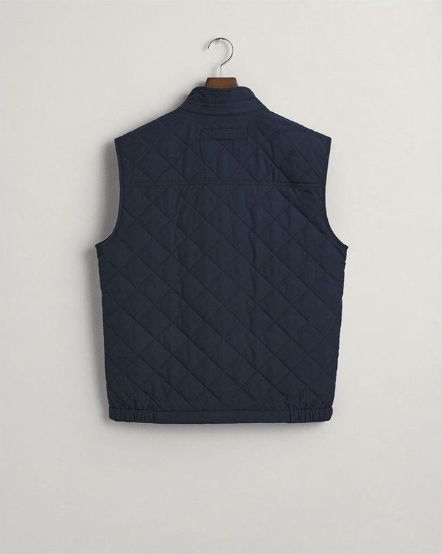 Gant bodywarmer donkerblauw rits - 62